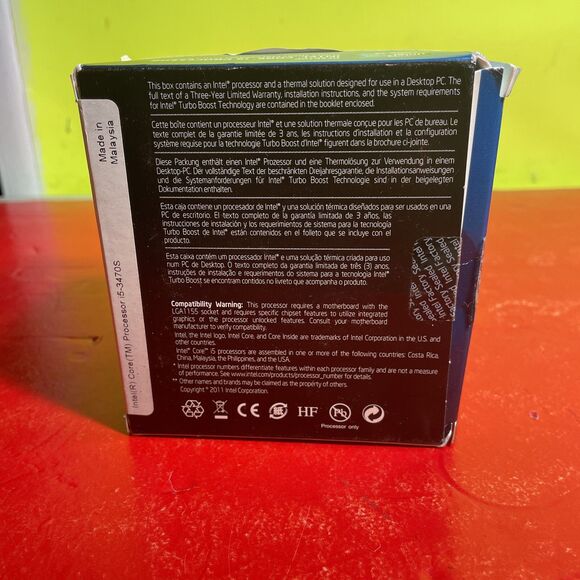 Intel Core i5-3470S 2.9GHz Quad-Core (BX80637I53470S) Processor - Picture 3 of 6